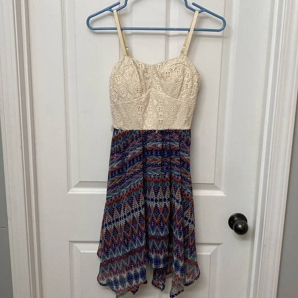 Lily Rose Asymmetrical Hem Spaghetti Strap Dress Juniors Small - Picture 1 of 6